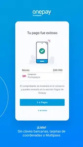Onepay: paga fácil y rápido screenshot 5