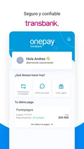 Onepay: paga fácil y rápido screenshot 7