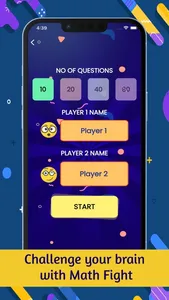 Math Class: 2 Player Math Game screenshot 3