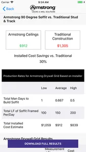 AWI Savings Calculator screenshot 2