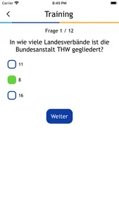 THW Training screenshot 2