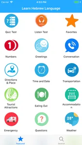 Learn Hebrew Language Offline screenshot 0