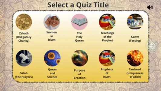 Islamic Quiz in English screenshot 1