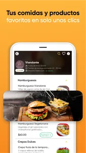 Devy: Comidas y tiendas online screenshot 4