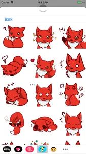 Fox Stickers Collection screenshot 3