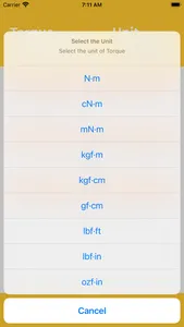 Torque Unit Converter screenshot 2