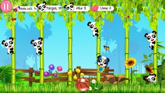 Hit The Panda - Knockdown Game screenshot 1