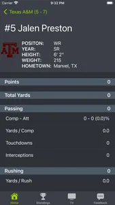 Texas A&M Football Schedules screenshot 6