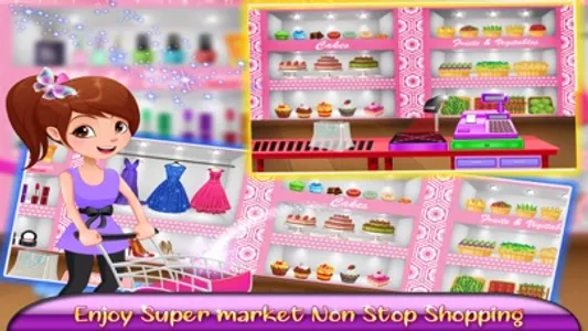 Super Market girl shopping screenshot 3