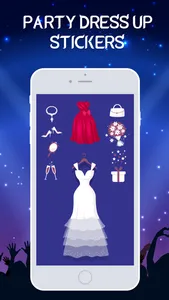 Party Dress Up Emojis screenshot 0