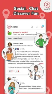 nearD - Social. Chat. Groups screenshot 0