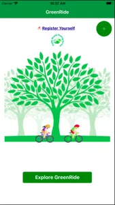 GreenRideUserApp screenshot 1