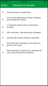 GreenRideUserApp screenshot 2