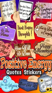 Positive Energy Quotes Sticker screenshot 0