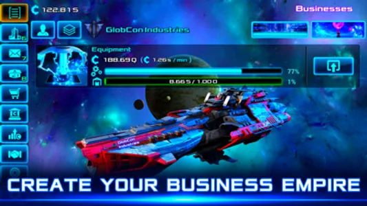 Idle Space Business Tycoon screenshot 1