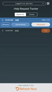 Help Request Tracker screenshot 0