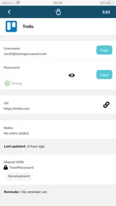 TeamPassword screenshot 2