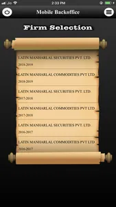 Latin Manharlal Backoffice screenshot 1