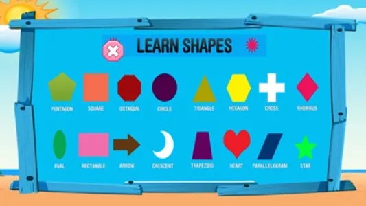 Learn Shapes and Colors Games screenshot 0