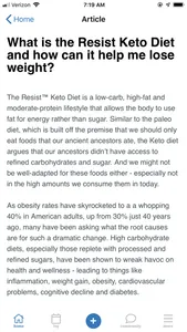 Resist - Keto low carb diet screenshot 8