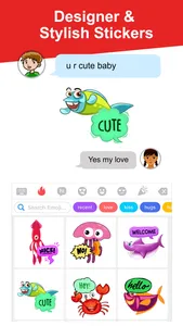 Aqua Sea Life EMojis screenshot 0