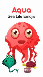 Aqua Sea Life EMojis screenshot 1