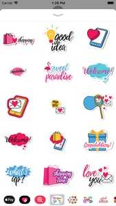 Social Network Stickers screenshot 1