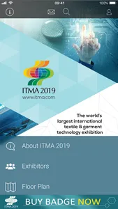ITMA 2019 – Official App screenshot 0