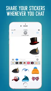 Hat Stickers Pack! screenshot 2