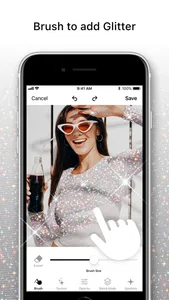 Glitty: Glitter Effects Editor screenshot 0