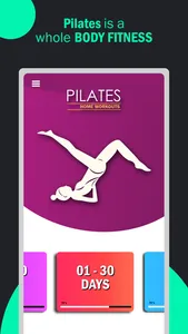 Pilates Yoga Fitness Workouts screenshot 0