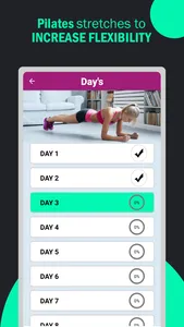 Pilates Yoga Fitness Workouts screenshot 1