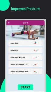 Pilates Yoga Fitness Workouts screenshot 2