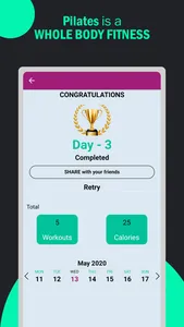 Pilates Yoga Fitness Workouts screenshot 4