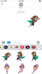 Superhero Girls Power Stickers screenshot 0