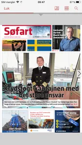 Søfart E-avis screenshot 1