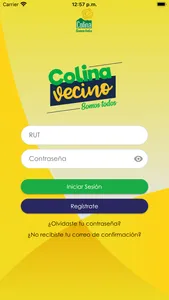 App Tarjeta Colina Vecino screenshot 2