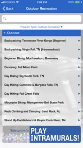 MTSU Campus Rec screenshot 2