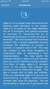 Agile in 3 screenshot 1