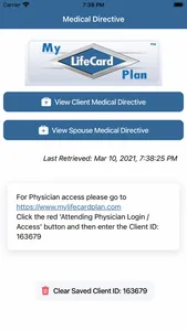 Medical Directive by ITS screenshot 1