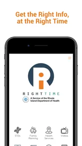 RIghtTime: RI’s Sex Health App screenshot 0