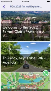 Ferrari Club of America app screenshot 1