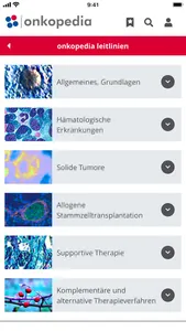 Onkopedia Leitlinienportal screenshot 1