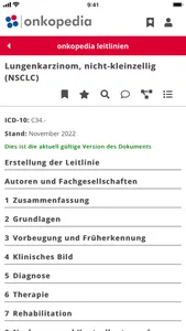 Onkopedia Leitlinienportal screenshot 3