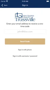 First Baptist Trussville screenshot 1
