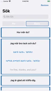 Tigrigna Svenska screenshot 1