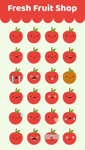 Cute Apple Stickers screenshot 1