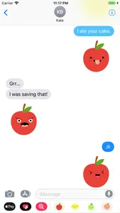 Cute Apple Stickers screenshot 2