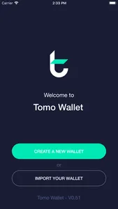 Tomo Wallet screenshot 0