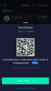 Tomo Wallet screenshot 2